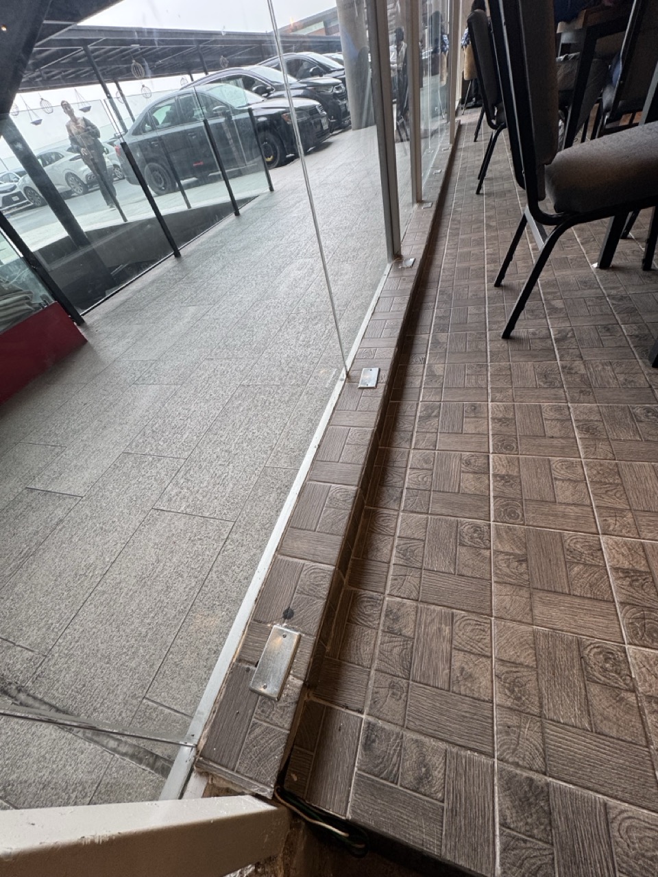 Coffee shop blocked outlets